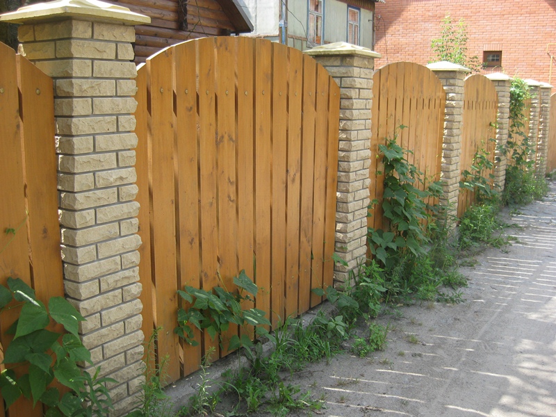 комбинированные заборы